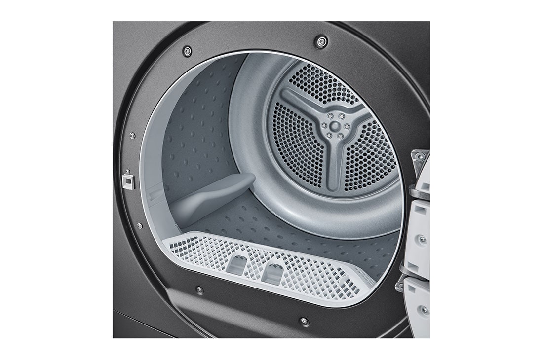 LG 8kg | Front Load Dryer | Heat Pump | Sensor Dry | Refrigerant R290, drum, RH80T2SP7RM, thumbnail 4