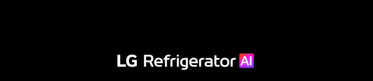 LG Refrigerator AI logo with gradient AI text	