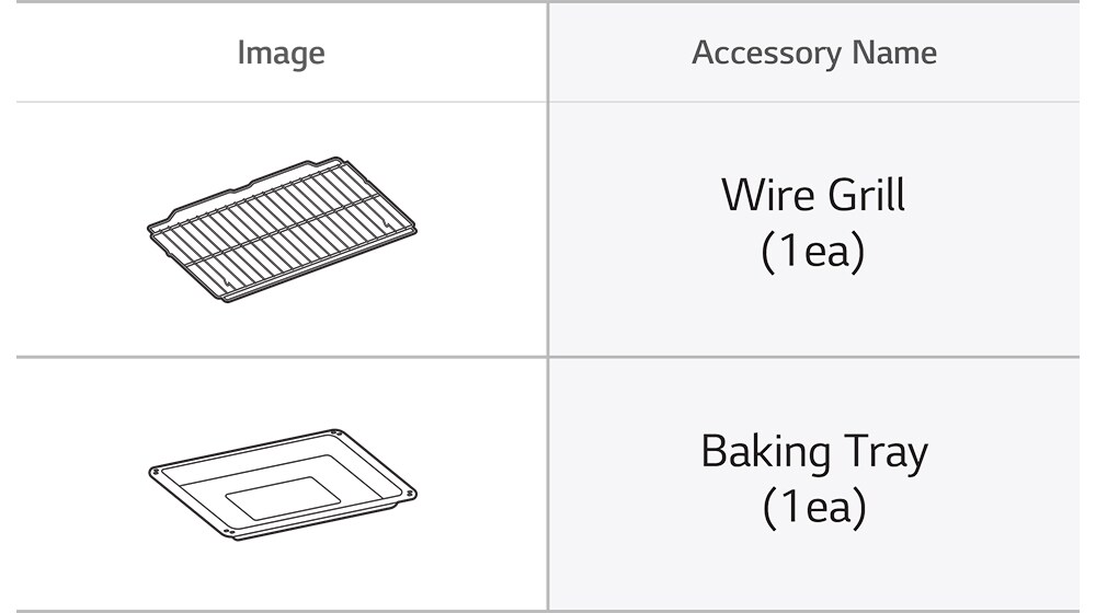 This is the image of the oven accessory Wire Grill and Baking Tray.