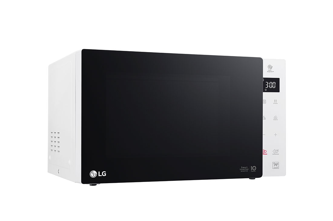 LG 25(L) | “Solo” NeoChef Microwave Oven | Smart Diagnosis™ | EasyClean™ | Smart Inverter, MS2535GISW_left_side, MS2535GISW, thumbnail 6