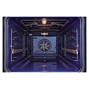 LG InstaView Oven | 76 Litres | InstaView™ | EasyClean™ | LG ThinQ™ | Silver, Inside view, WSED7613S, thumbnail 4