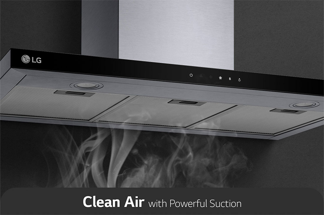 LG Hood 90cm | Touch Control | LED Lighting |  Powerful suction | 3 modes with Power Boost mode, Suction View, HC7Z3625S, thumbnail 7