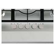 LG Built-in 900 Gas Cooktop |5 Burners | Stainless Steel | Heavy duty grates, Top Knob Close up View, CG5Z3626S, thumbnail 5