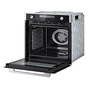 LG Built-in Oven | 72 Litres | Large Capacity | Auto-Recipes | Telescopic Rails | Removable Oven Glass Door, left perspective open, WSEZM7225S2, thumbnail 12