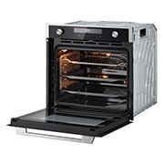 LG Built-in Oven | 72 Litres | Large Capacity | Auto-Recipes | Telescopic Rails | Removable Oven Glass Door, left open, WSEZM7225S2, thumbnail 7
