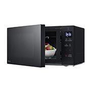 LG 20L NeoChef™ (MS2032GAS, Black), Right side open with food, MS2032GAS, thumbnail 7