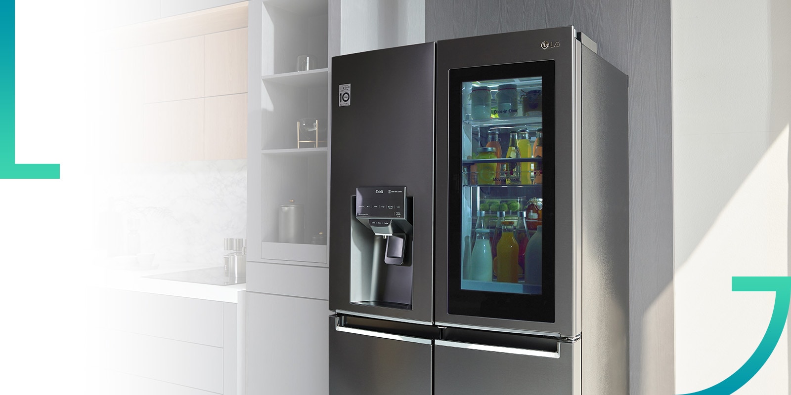 InstaView Refrigerators for Instagram Drinks - LG InstaView™ refrigerator | LG East Africa