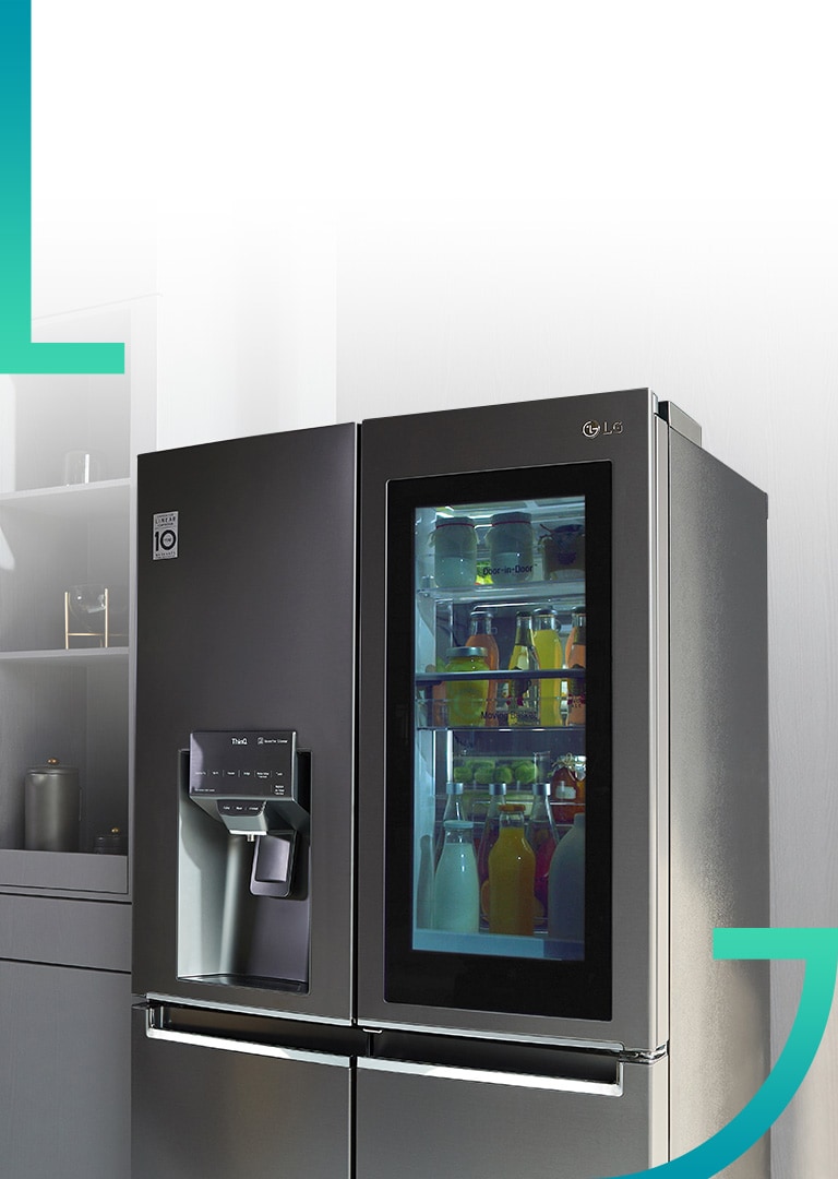 InstaView Refrigerators for Instagram Drinks - LG InstaView™ refrigerator | LG East Africa