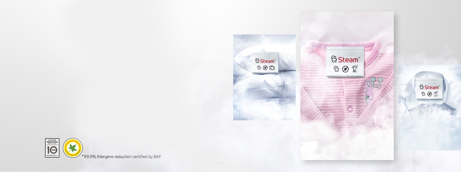 Steam Off 99.9% of Allergens