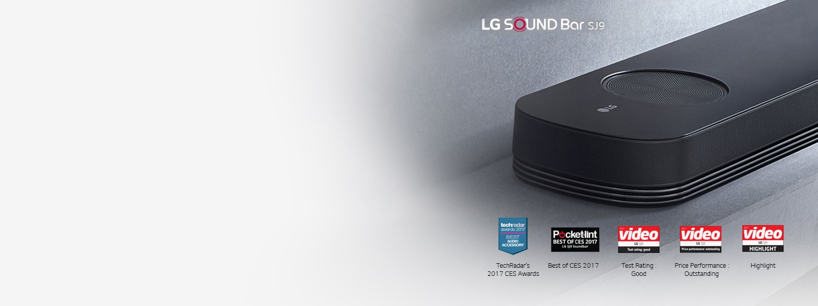 LG Wireless Soundbar for a true surround sound experience LG E.A