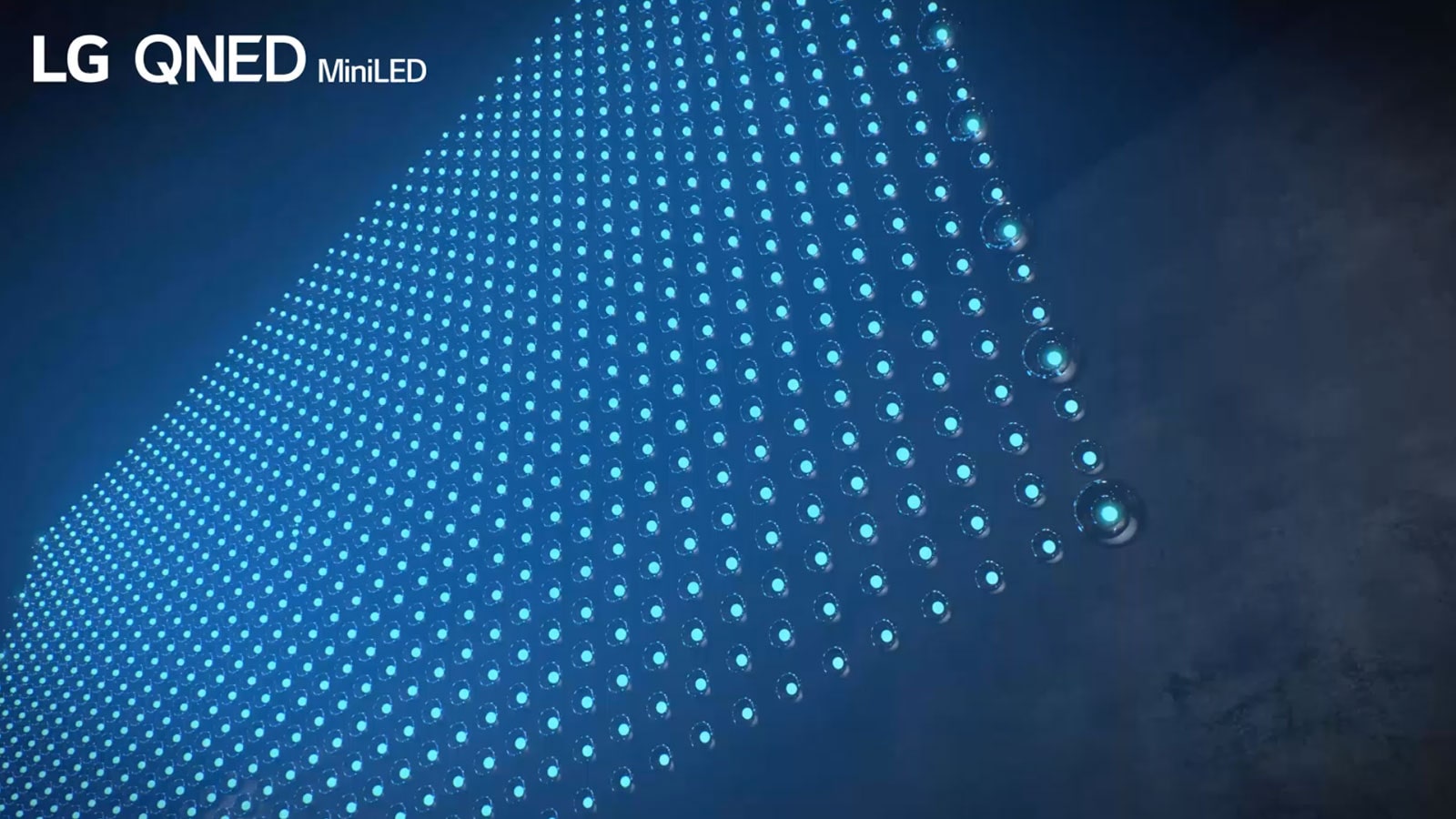 Video showing the different elements of the LG QNED MiniLED screen.