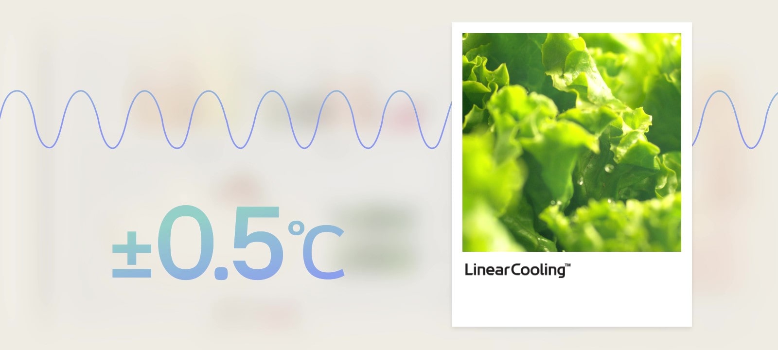 lg bottom freezer refrigerator linear cooling technology keeps food fresh for up to 7 days with plus or minus 0.5 celcius temperature control.