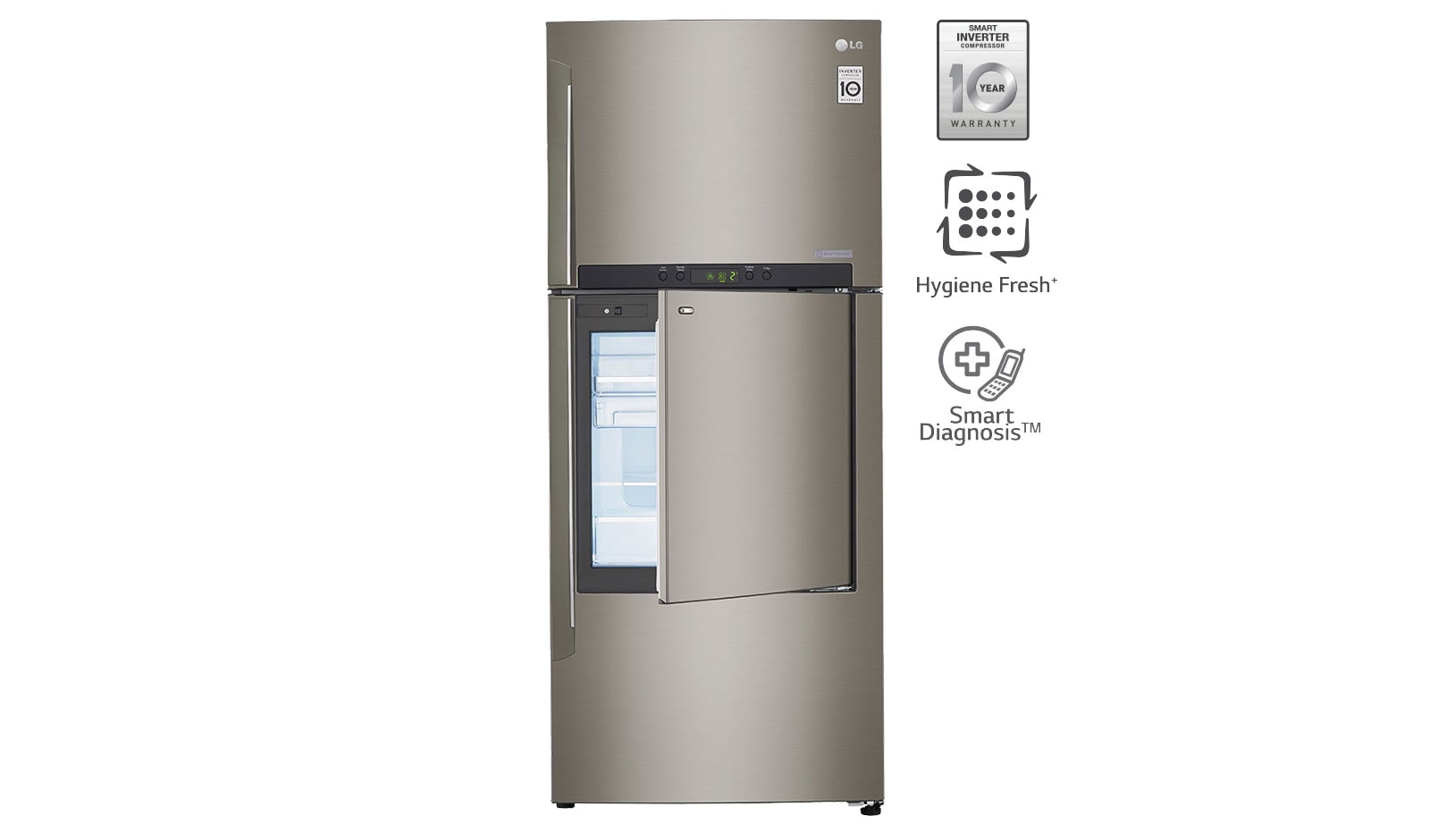 LG GC-D432HLAL Refrigerator: Reliable Cooling | LG E.A.