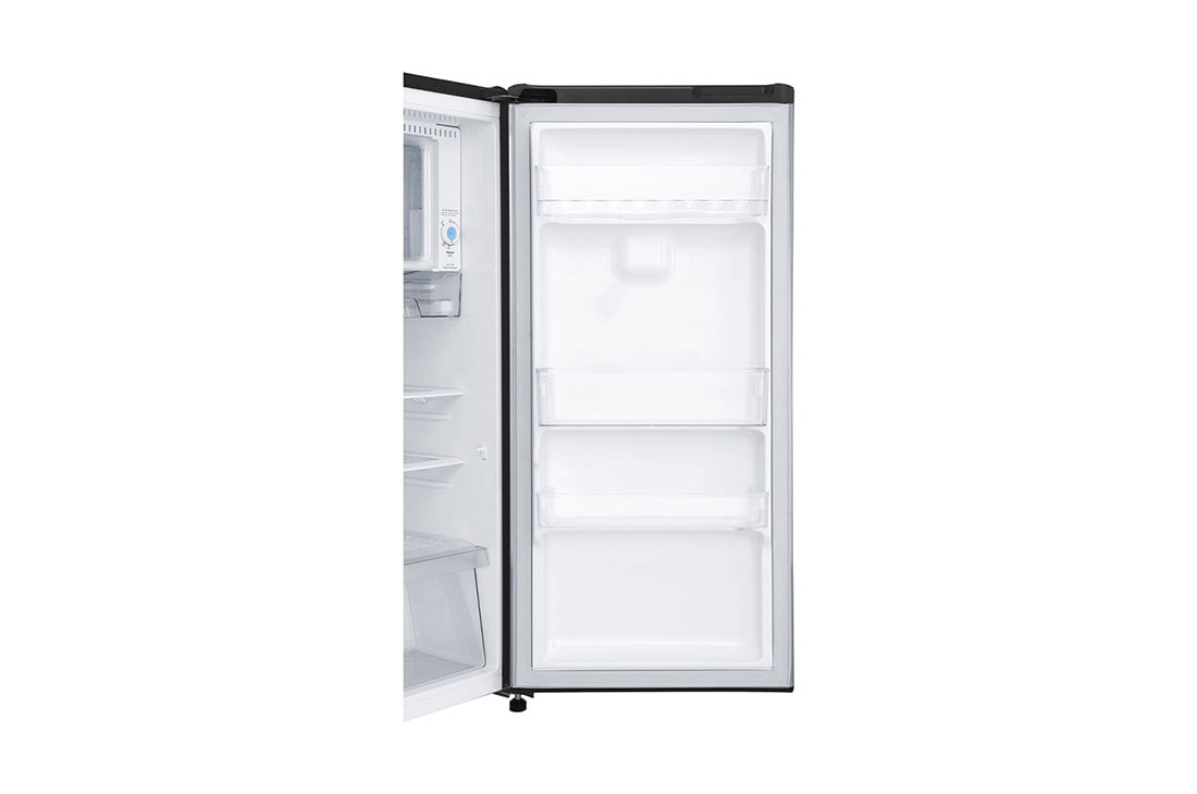 LG 163(L) | Single Door Refrigerator | Inverter Compressor | Moist Balance Crisper™ | Large Capacity, GN-Y201SLBB-DOOR DETAIL , GN-Y201SLBB, thumbnail 3