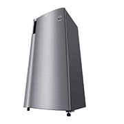 LG 163(L) | Single Door Refrigerator | Inverter Compressor | Moist Balance Crisper™ | Large Capacity, GN-Y201SLBB-RIGHT SIDE LOW PERSPECTIVE, GN-Y201SLBB, thumbnail 11