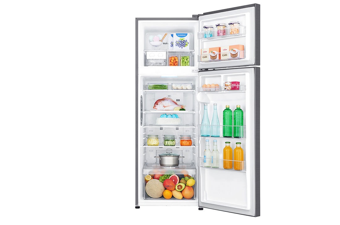LG GL-C332RLBN Refrigerator: Energy-Efficient, GL-C332RLBN-Front Open Food, GL-C332RLBN, thumbnail 2