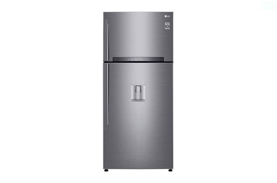 LG 509(L) | Top Freezer Refrigerator | Inverter Linear Compressor |LINEAR Cooling™| DoorCooling+™, GN-F702HLHU