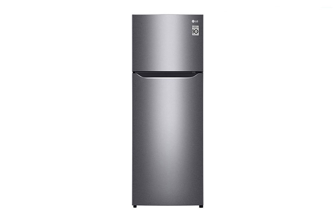 LG Top Mount Fridge | Moist Balance Crisper | 237L | Energy Saving | Quiet and Steel Refrigerator | Smart, GL-K292SLTL