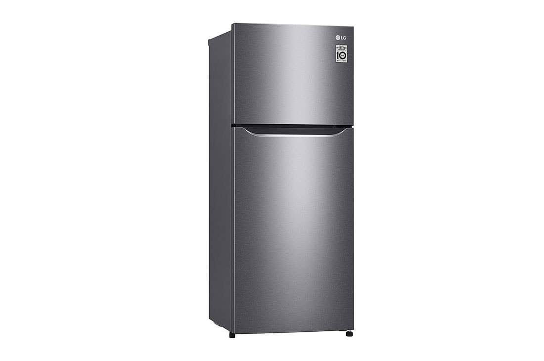 LG 187(L) | Top Freezer Refrigerator | Smart Inverter Compressor | Multi Air Flow | Moist Balance Crisper™, LG GN-B202SQBB Left Side View, GN-B202SQBB, thumbnail 10