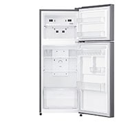 LG 187(L) | Top Freezer Refrigerator | Smart Inverter Compressor | Multi Air Flow | Moist Balance Crisper™, LG GN-B202SQBB Front (All Open) View, GN-B202SQBB, thumbnail 3