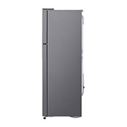 LG 187(L) | Top Freezer Refrigerator | Smart Inverter Compressor | Multi Air Flow | Moist Balance Crisper™, LG GN-B202SQBB Side View, GN-B202SQBB, thumbnail 12