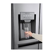LG 625(L) | Side by Side Refrigerator |Smart Inverter Compressor | Moist Balance Crisper™ |Smart Diagnosis™, GC-L247SLKV Dispenser Detail, GC-L247SLKV, thumbnail 5