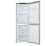 LG 306(L) | Bottom Freezer Refrigerator | Smart Inverter Compressor | LINEARCooling™ | Door Cooling+™, front open, GC-B369NLJM, thumbnail 3