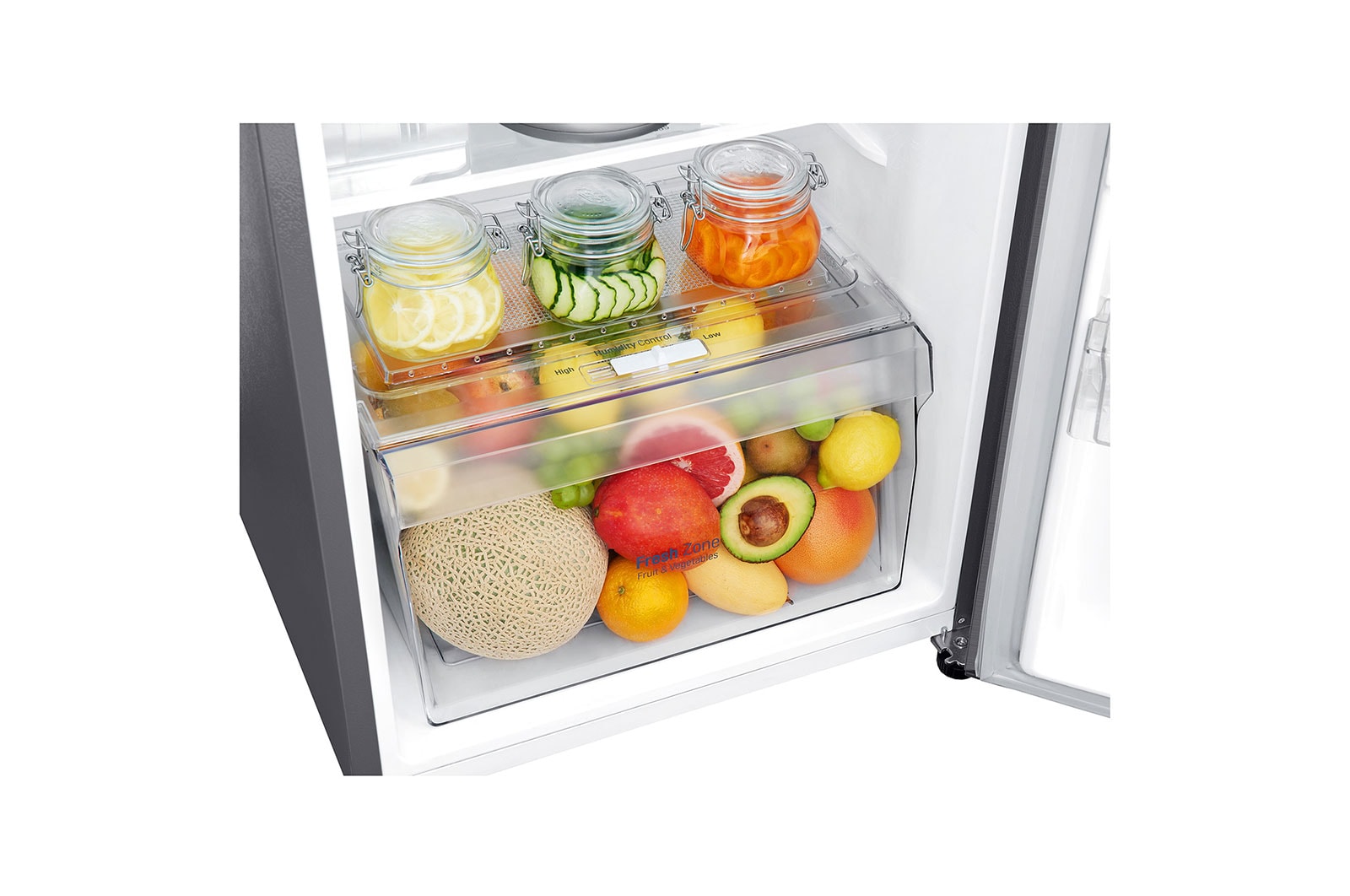 LG 234(L) | Top Freezer Refrigerator | Inverter Linear Compressor | Multi Air Flow | Smart Diagnosis®, GL-C252SLBB, GL-C252SLBB