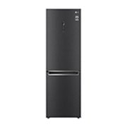 LG 341(L) | Bottom Freezer Refrigerator | Smart Inverter Compressor | NatureFRESH™ | Door Cooling+™, front view, GC-B459NQDZ, thumbnail 1