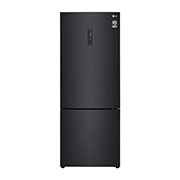 LG 462(L) | Bottom Freezer Refrigerator | Smart Inverter Compressor | NatureFRESH™ | Door Cooling+™, front view, GC-B569NQCM, thumbnail 1