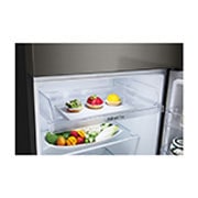 LG 315(L) | Top Freezer Refrigerator |Smart Inverter Compressor | LinearCooling™ | DoorCooling+™, detail view of pull-out tray, GN-B312PXGB, thumbnail 8