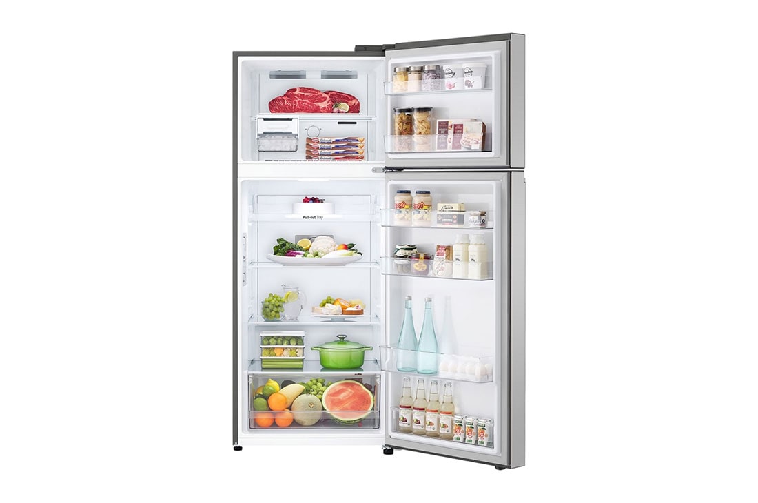LG 375(L) | Top Freezer Refrigerator |Smart Inverter Compressor | LinearCooling™ | DoorCooling+™, GL-B472PLGB, thumbnail 2