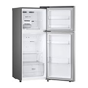 LG 217(L) | Top Freezer Refrigerator |Smart Inverter Compressor| LinearCooling™ | DoorCooling™, left front open view, GV-B212PLGB, thumbnail 7
