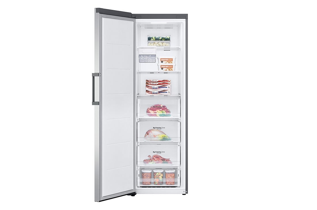 LG 324(L) | Single Door Freezer |Smart Inverter Compressor | Multi-Air Flow™ | Large Capacity, Front open food, GC-B414ELFM, thumbnail 2