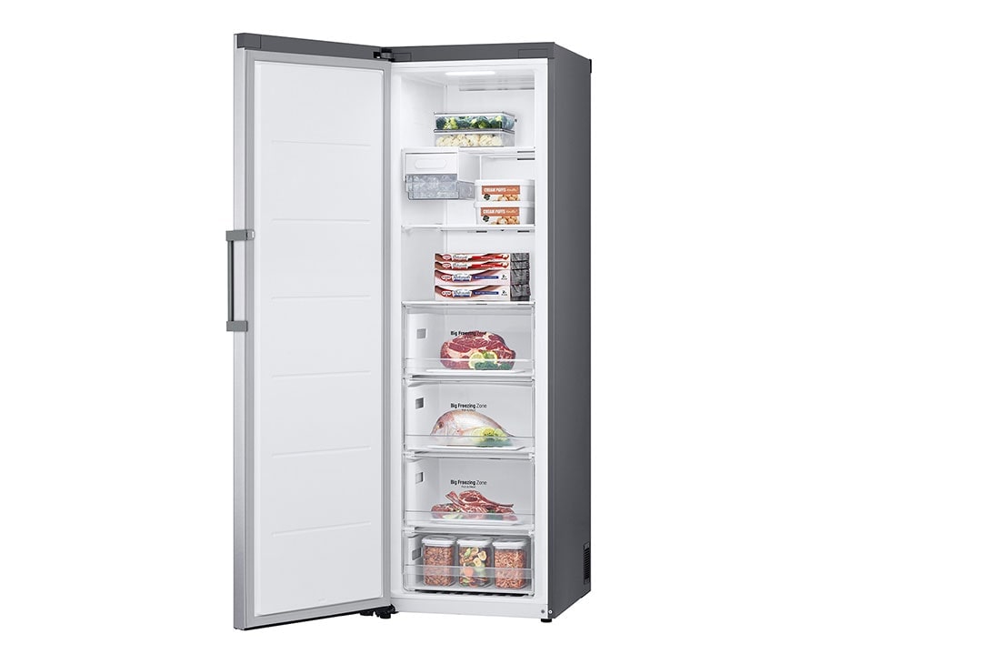 LG 324(L) | Single Door Freezer |Smart Inverter Compressor | Multi-Air Flow™ | Large Capacity, Right open food, GC-B414ELFM, thumbnail 10