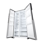 LG 519(L) | Side by Side Refrigerator | Multi Air Flow | Total No Frost, RightPerspectiveOpen without food, GCFB507PQAM, thumbnail 11