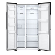 LG 519(L) | Side by Side Refrigerator | Multi Air Flow | Total No Frost, FrontOpen without food, GCFB507PQAM, thumbnail 3
