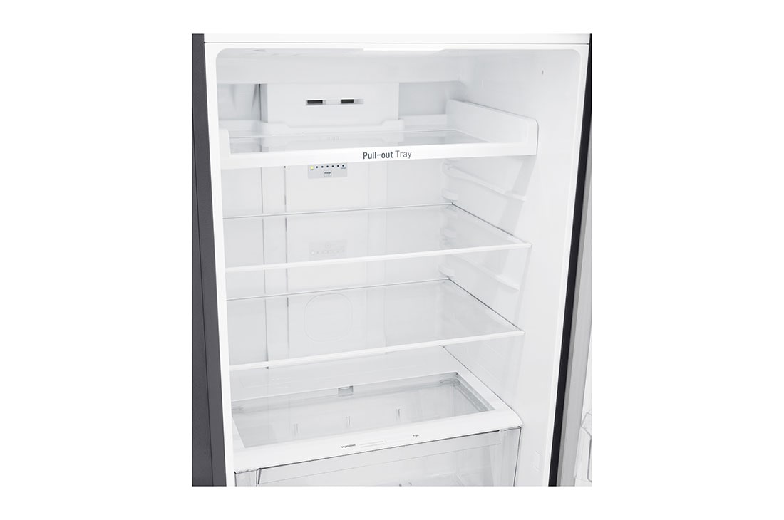 LG 438(L) | Top Freezer Refrigerator | Smart Inverter Compressor | Water Dispenser | NatureFRESH™ | LinearCooling™, Bottom view without food, GL-T652HLCM, thumbnail 10