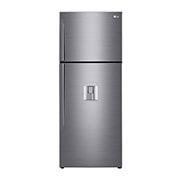 LG 438(L) | Top Freezer Refrigerator | Smart Inverter Compressor | Water Dispenser | NatureFRESH™ | LinearCooling™, Front View, GL-T652HLCM, thumbnail 1