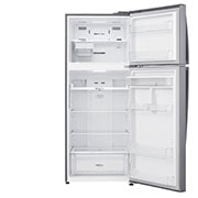 LG 438(L) | Top Freezer Refrigerator | Smart Inverter Compressor | Water Dispenser | NatureFRESH™ | LinearCooling™, Front view door open without food, GL-T652HLCM, thumbnail 3