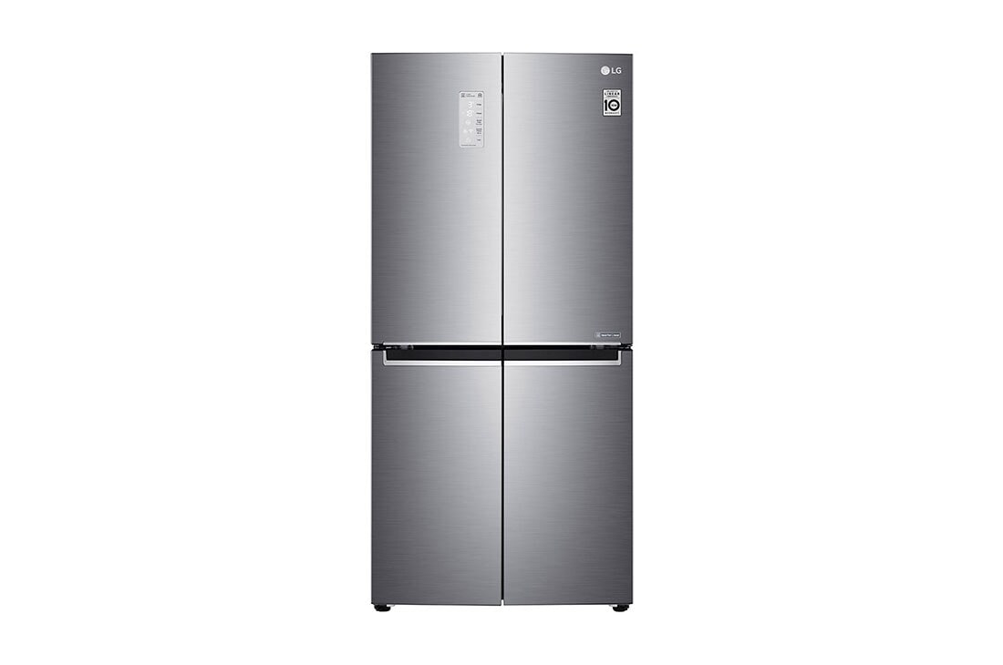 LG 530(L) | Double Door Refrigerator | Inverter Linear Compressor | Smart Storage System | Hygiene FRESH™, front view, GC-B22FTLVB