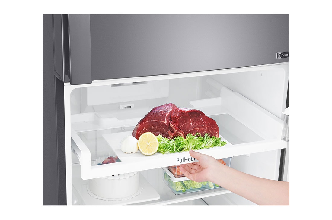 LG 438(L) | Top Freezer Refrigerator | Smart Inverter Compressor | NatureFRESH™ | LinearCooling™, detail image, GL-C652HLCM, thumbnail 5
