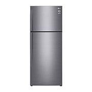 LG 438(L) | Top Freezer Refrigerator | Smart Inverter Compressor | NatureFRESH™ | LinearCooling™, front view, GL-C652HLCM, thumbnail 1