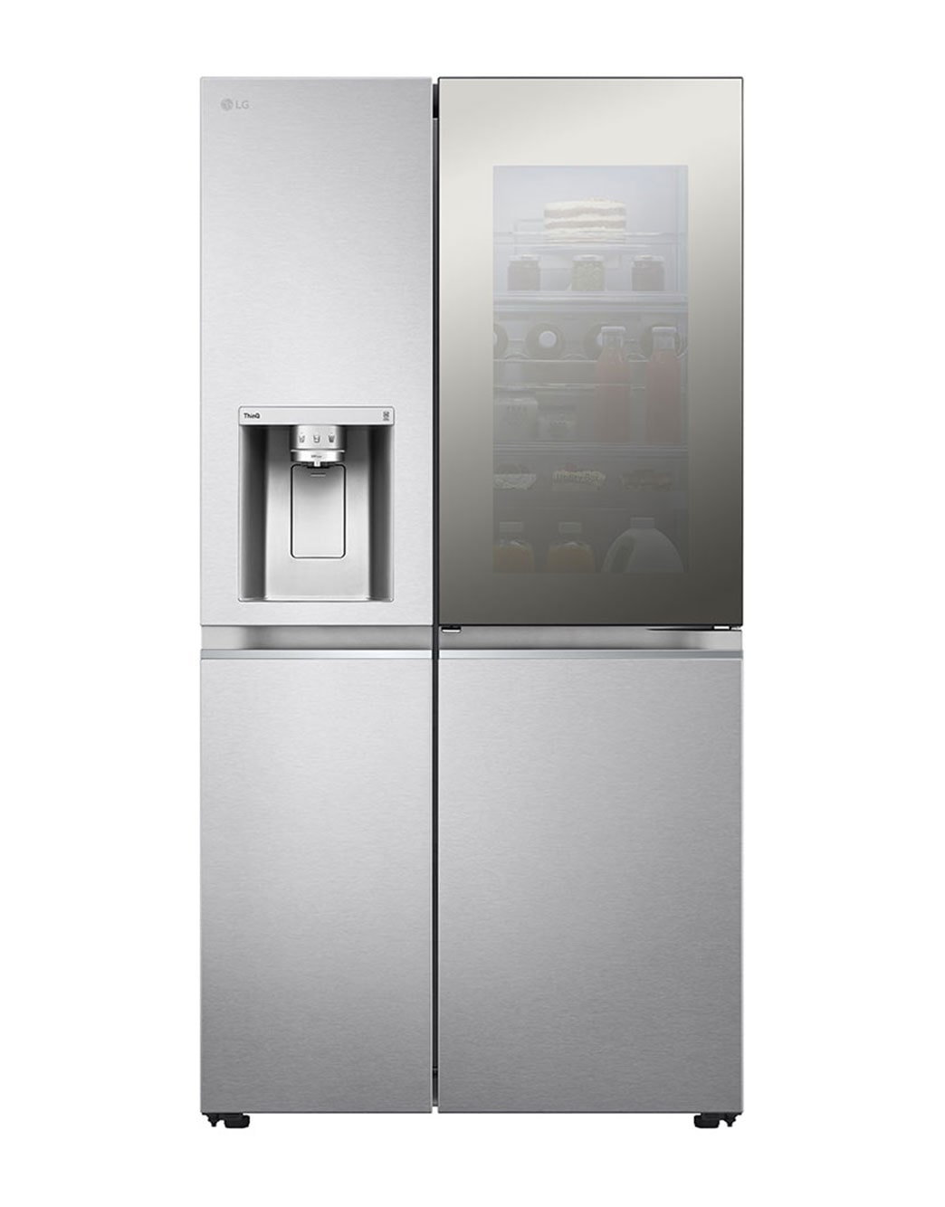 LGM④ LG 635L Mirror InstaView Side by Side Refrigerator | LG EA