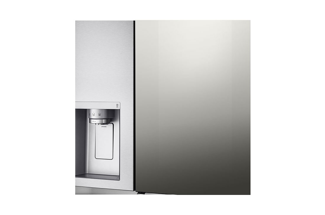 LG 635(L) | Mirror InstaView Door-in-Door™ | Smart Inverter Compressor | Side by Side Refrigerator | UVnano™, Water dispenser, GC-X267MSEW, thumbnail 8