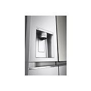 LG 635(L) | Mirror InstaView Door-in-Door™ | Smart Inverter Compressor | Side by Side Refrigerator | UVnano™, Front door open with food view , GC-X267MSEW, thumbnail 10