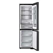 LG 349L InstaView™ Bottom Freezer Refrigerator Essence Black Steel, front open , GC-V459FSKW, thumbnail 3