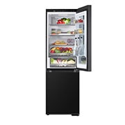 LG 349L InstaView™ Bottom Freezer Refrigerator Essence Black Steel, front open , GC-V459FSKW, thumbnail 4