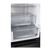 LG 349L InstaView™ Bottom Freezer Refrigerator Essence Black Steel, drawer without food , GC-V459FSKW, thumbnail 7