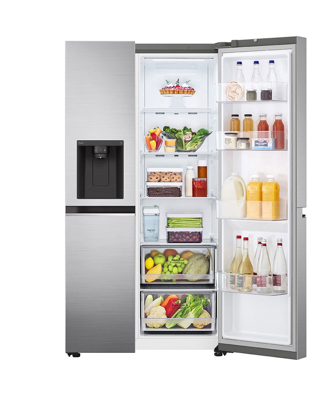 LG 617L Door-in-Door™ Side by Side Refrigerator | LG EA